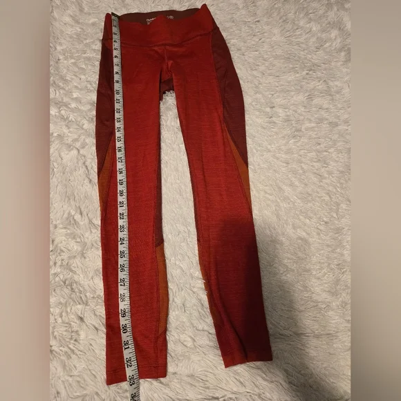 Outdoor Voices Techsweat Zoom Leggings Size XS Color Orange/Red - Picture 5 of 10